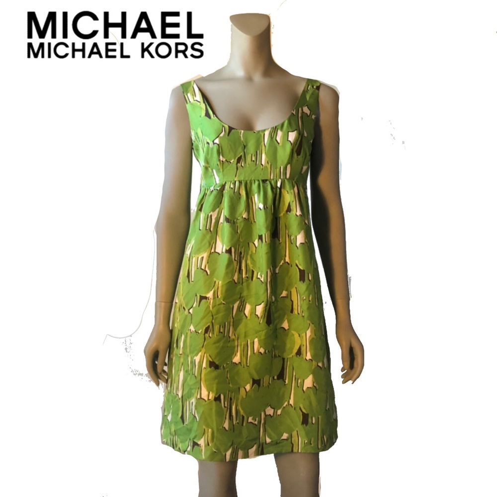 MICHAEL Michael Kors Silk Babydoll Resort Dress 6